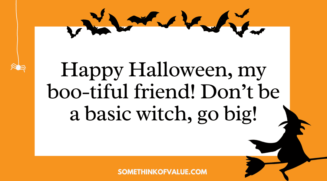 Halloween Wishes for friends