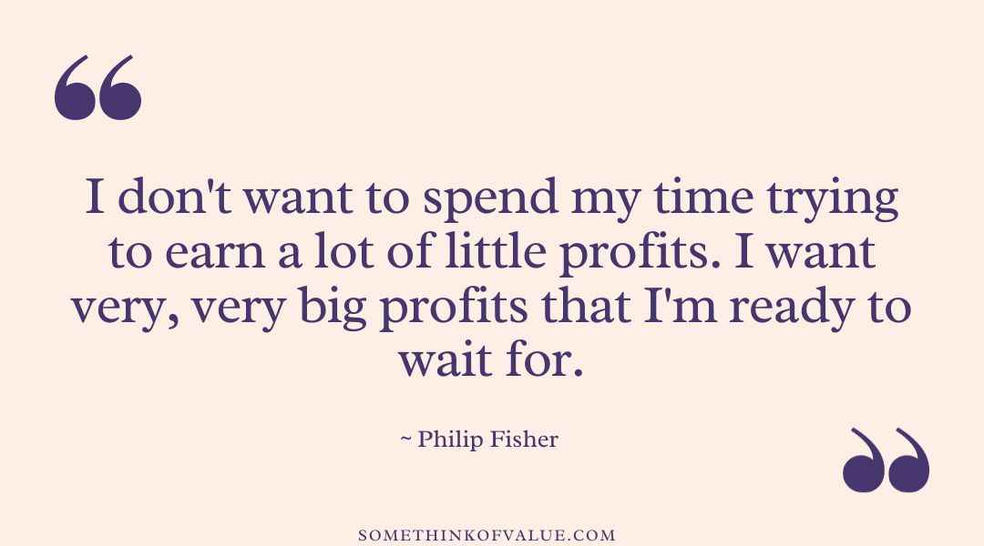 Philip Fisher Quotes about Investment Profits