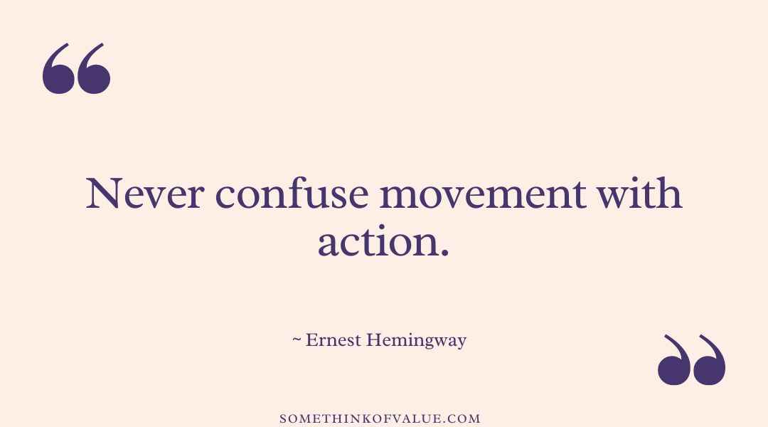 Inspirational Ernest Hemingway Quote About Success