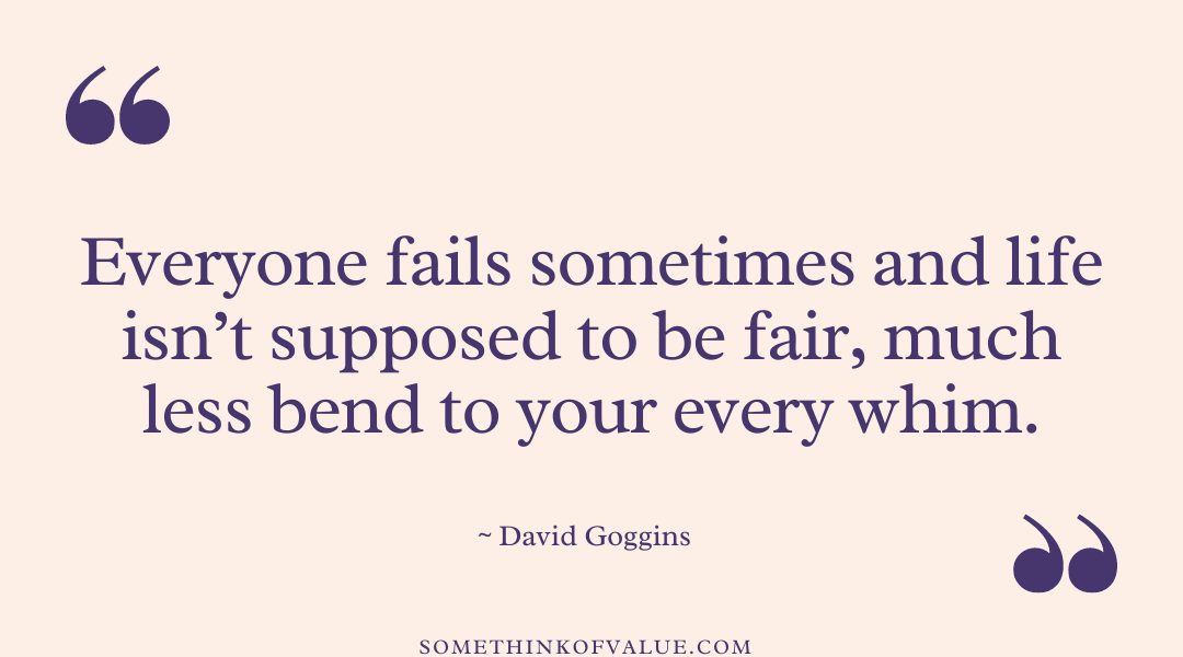 David Goggins Quote on Failure