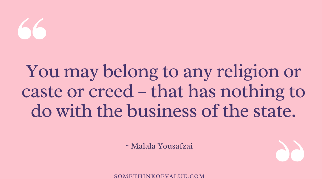 Malala Yousafzai Quote on Religion