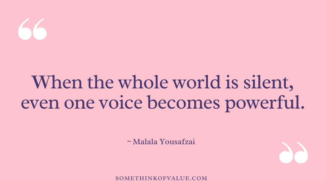 Best Malala Yousafzai Quote