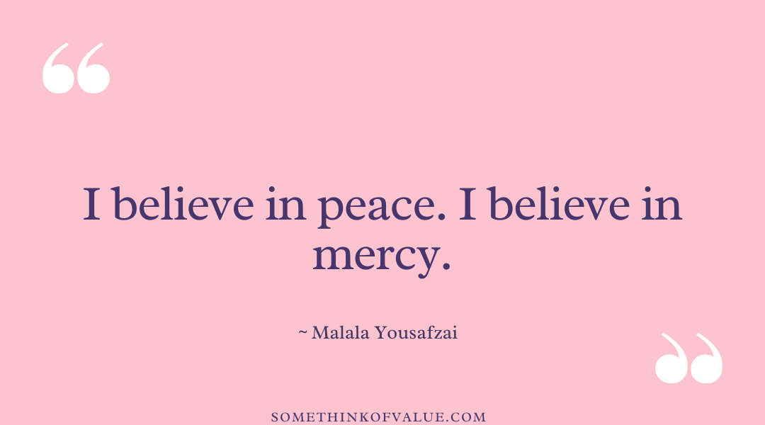 Malala Yousafzai Quote on Peace