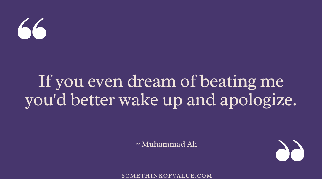 Funny Muhammad Ali Quote