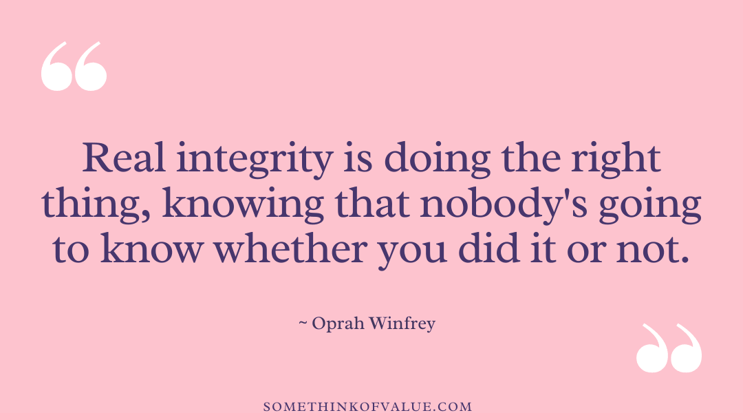 Oprah Winfrey Quote about Humility & Character