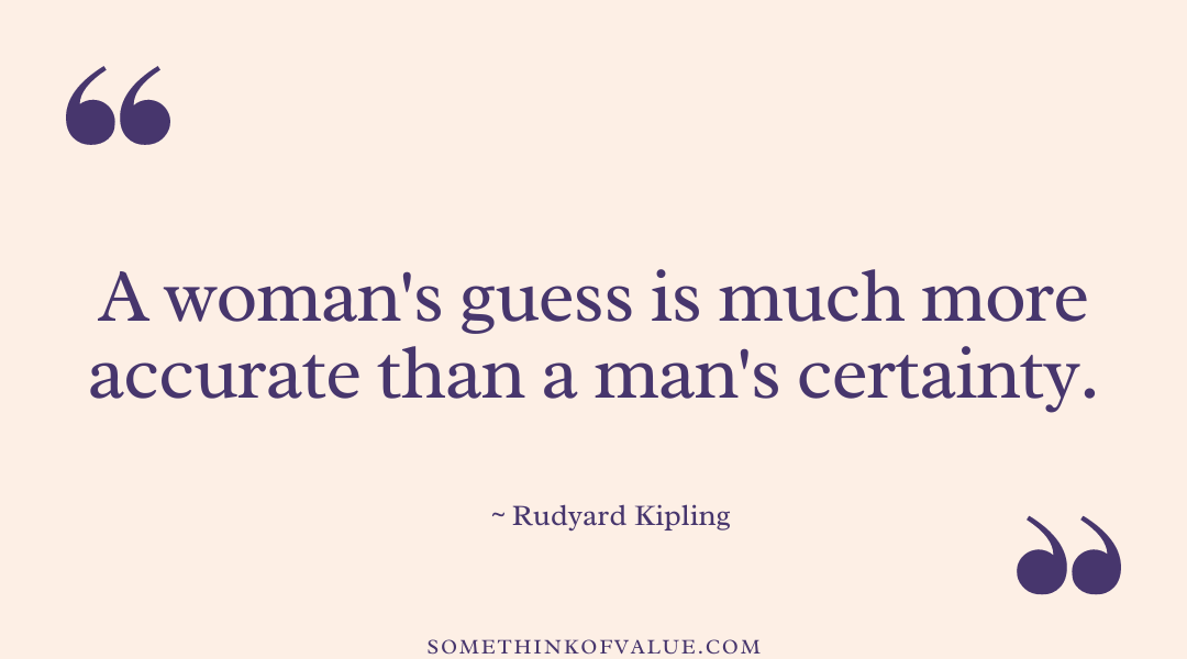 Rudyard Kipling Quote on Woman