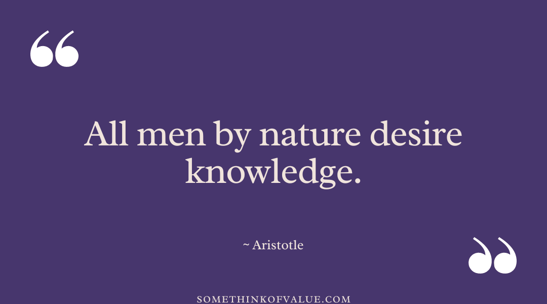 Aristotle Quote on Knowledge