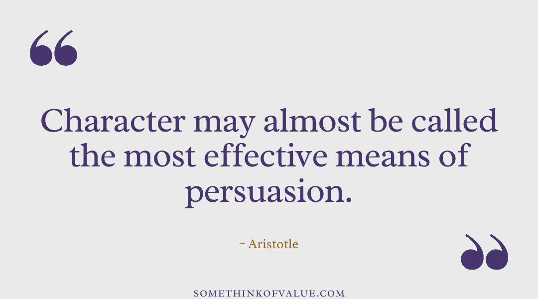 Aristotle Quote on Character