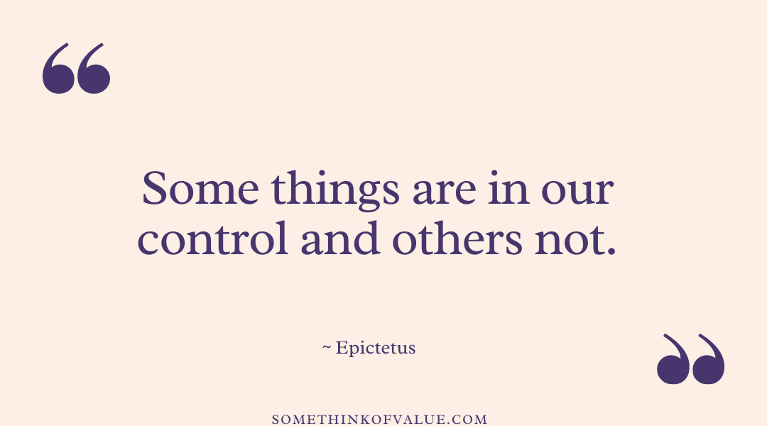 Epictetus Quote on Control