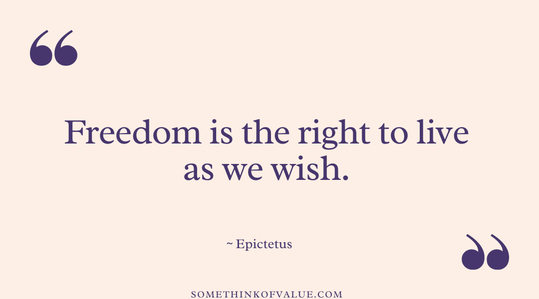 Epictetus Quote on Freedom