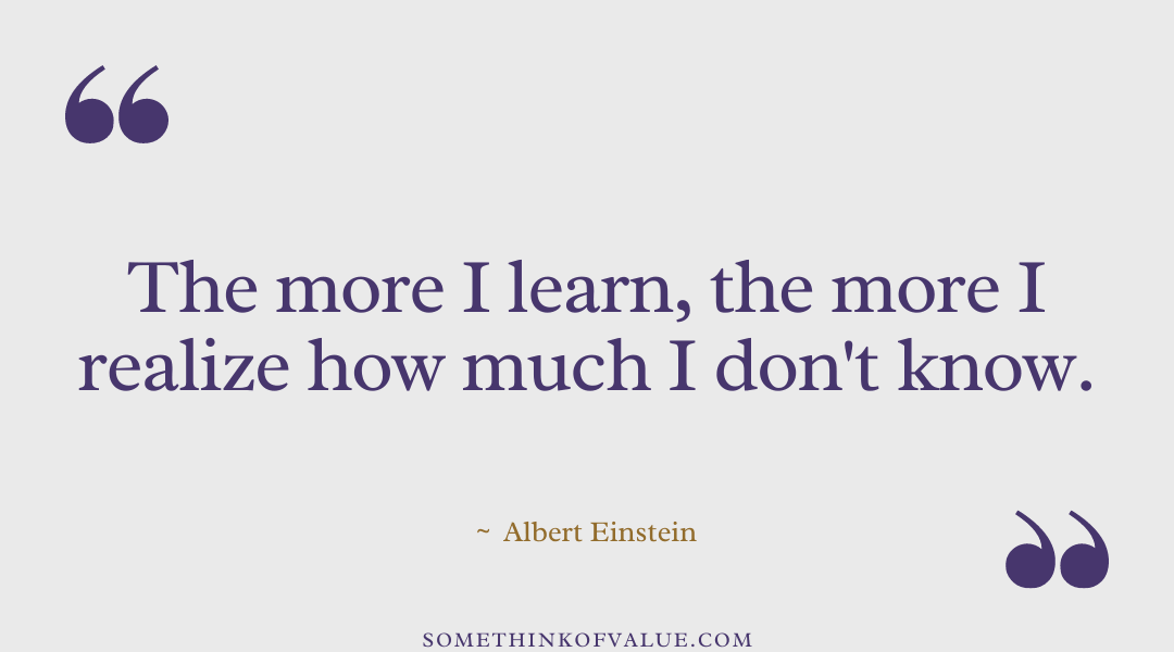 Albert Einstein Quote on Learning