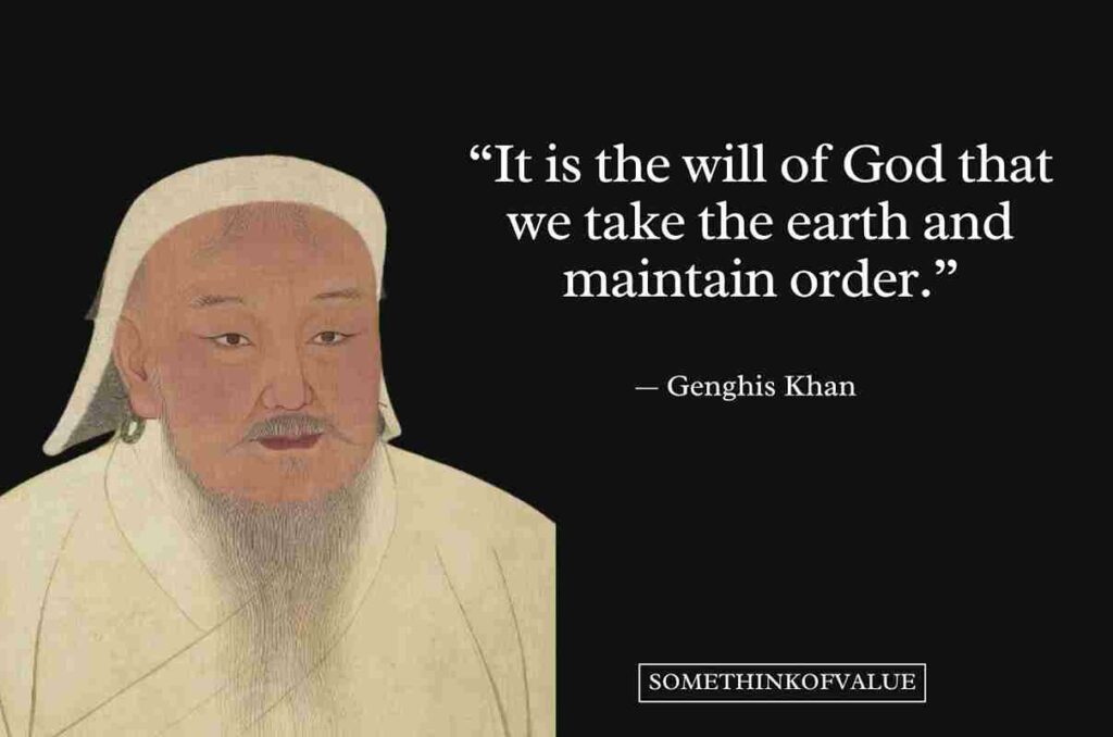 Genghis Khan Quote