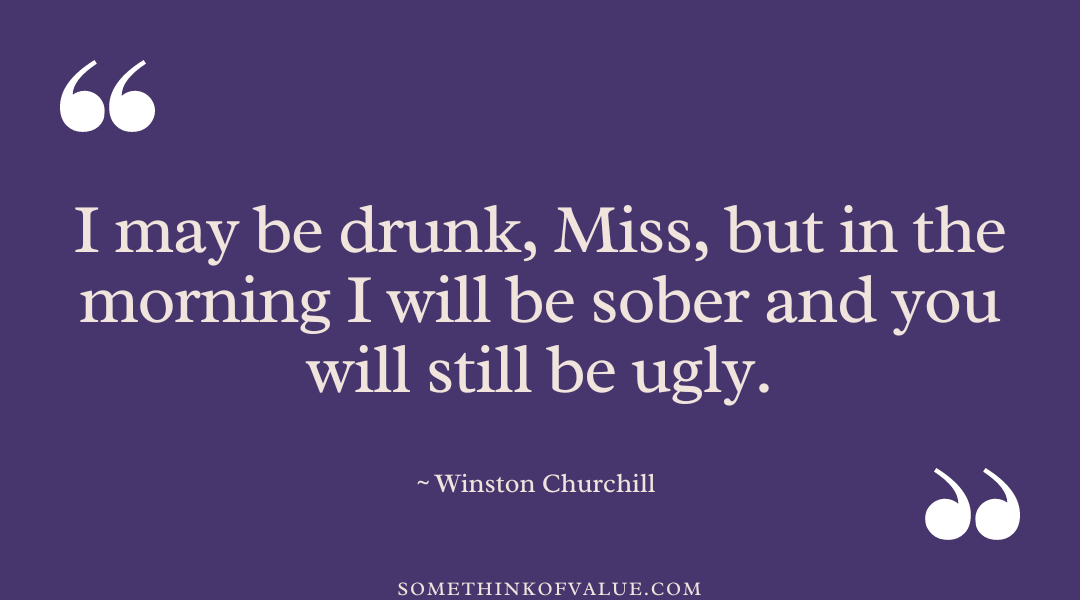 Funny Winston Churchill Quote