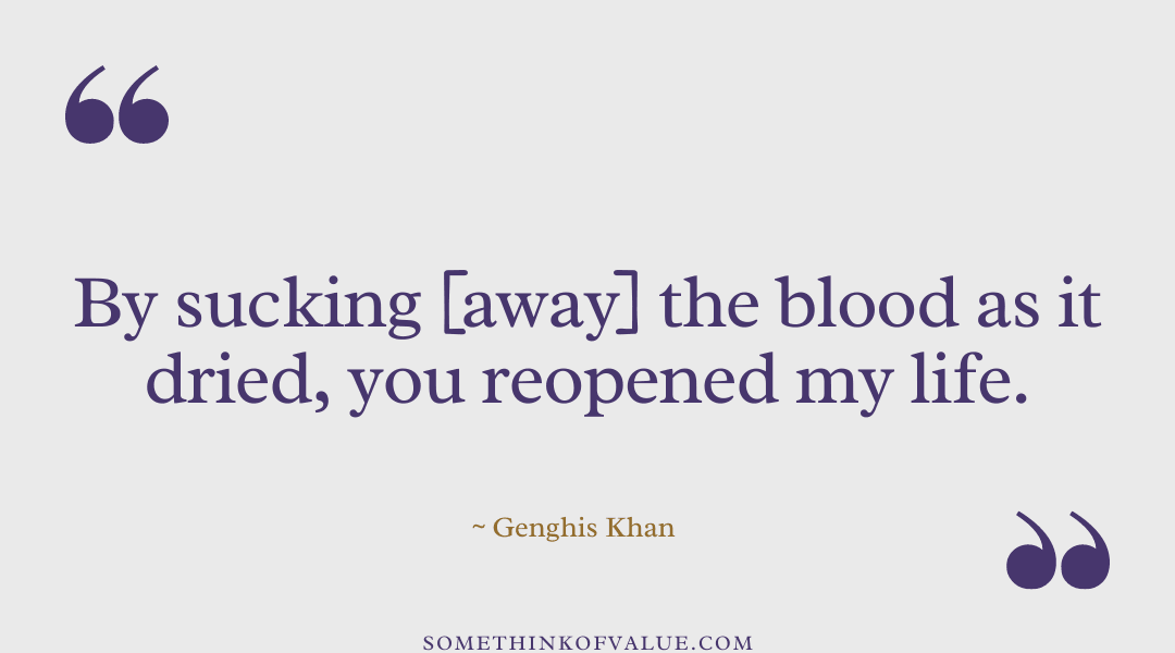 Genghis Khan Quote on Life