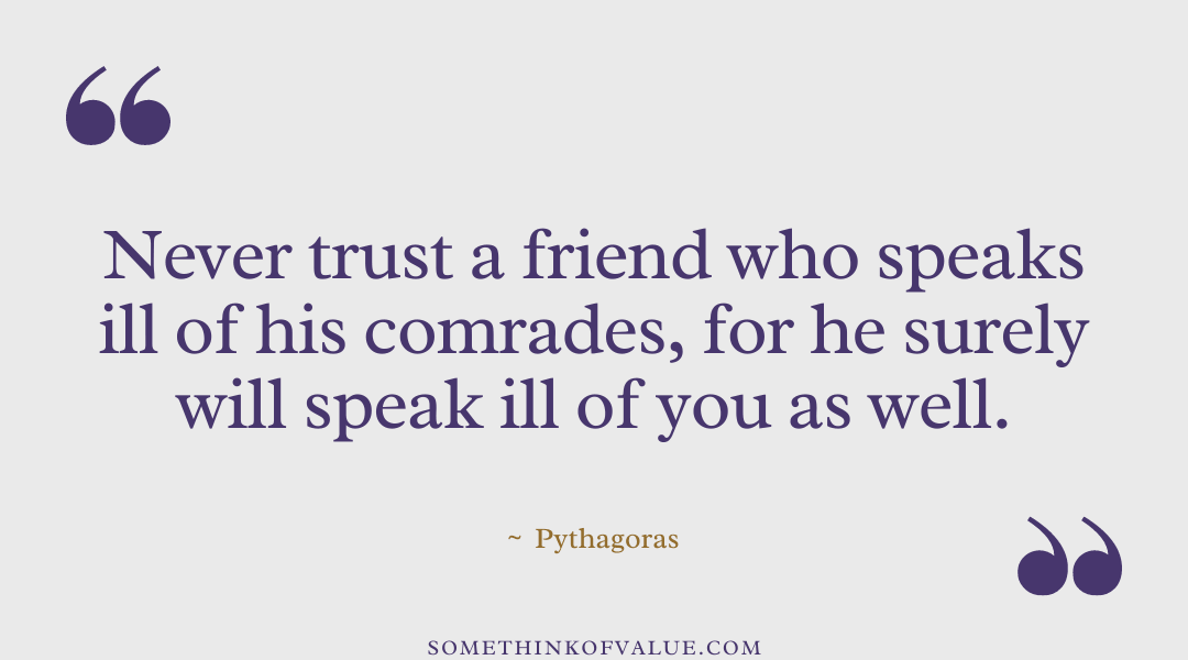 Pythagoras Quote on Friends