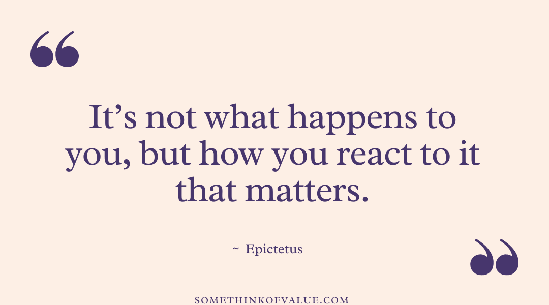 Stoic Epictetus Quote