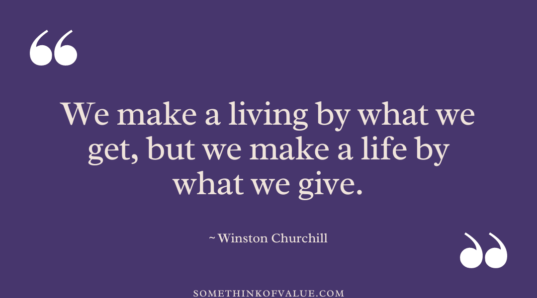 Winston Churchill Quote on Life