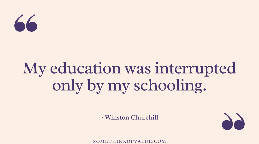 Winston Churchill Quote on Education