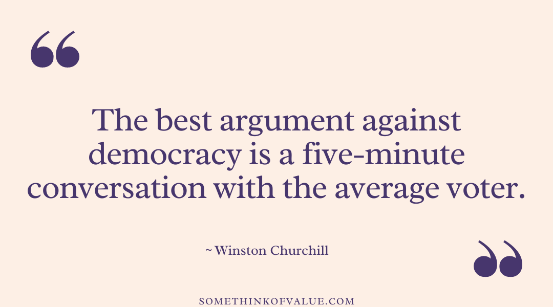 Winston Churchill Quote on Democracy