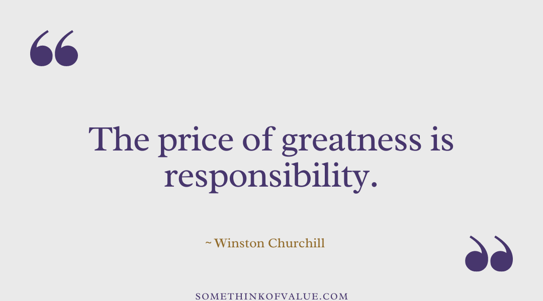 Inspirational Winston Churchill Quote 