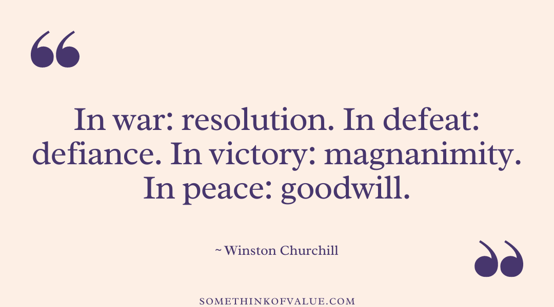 Winston Churchill Quote on War