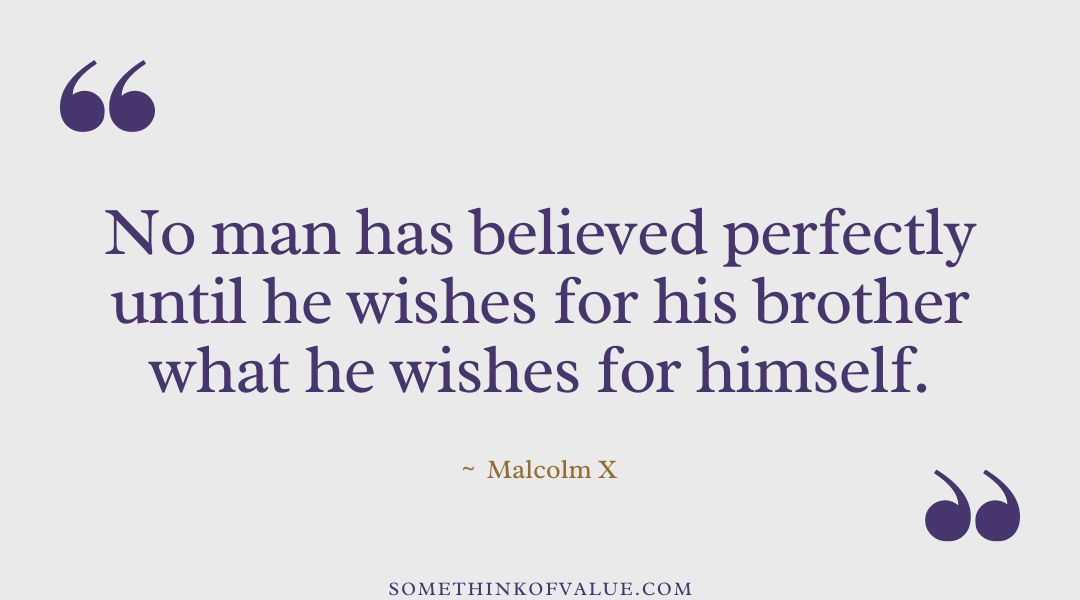 Malcolm X Quote on Relationships