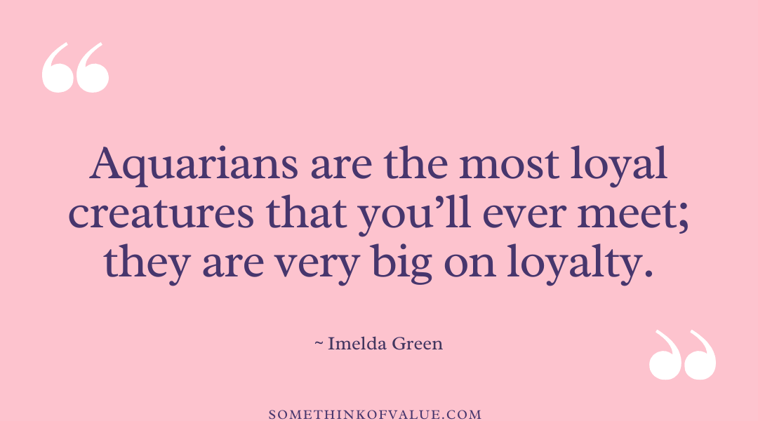 Aquarius Quotes Personality