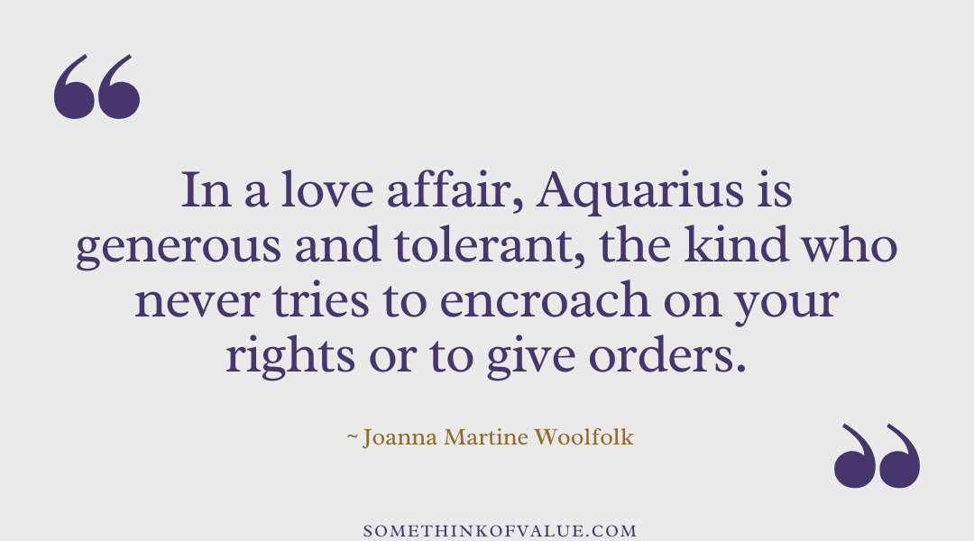 Love Aquarius Quote