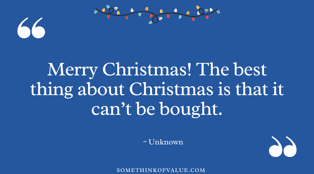 Inspirational Christmas Quote 