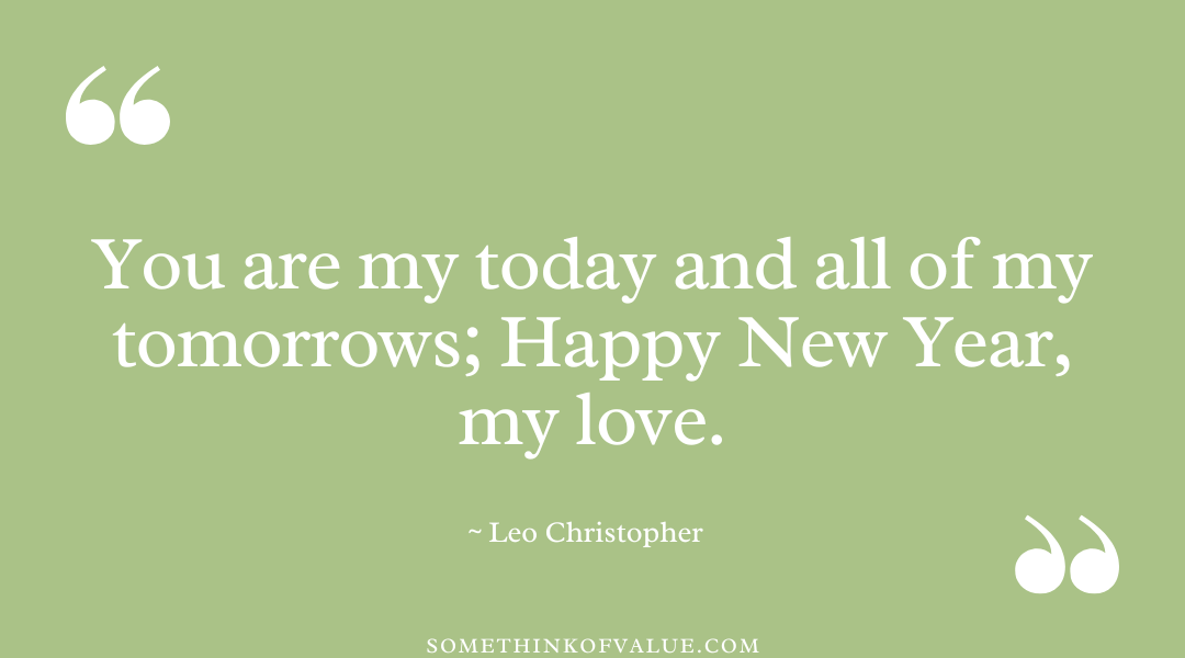 New Year Quote for Love