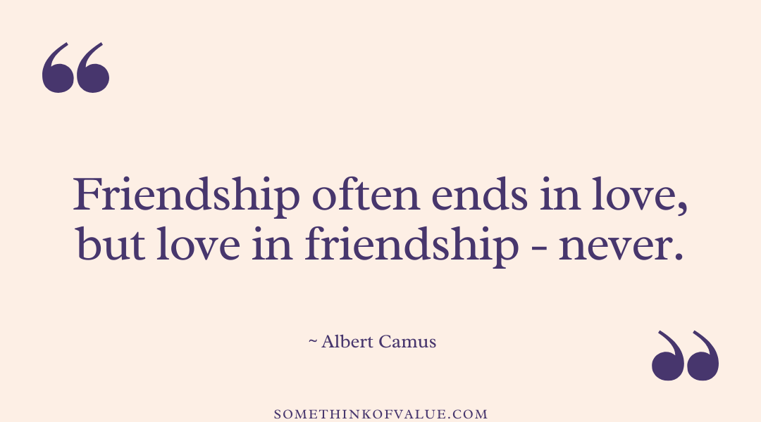 Albert Camus Quotes on Friendship