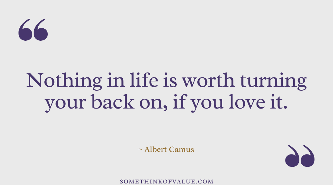 Albert Camus Quote on Life