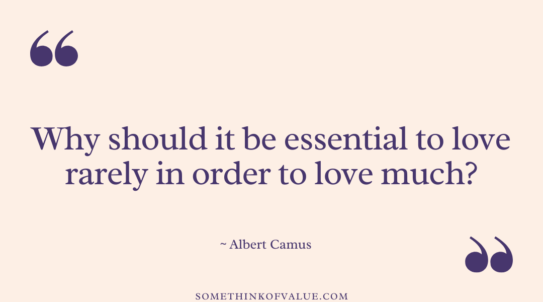 Albert Camus Quote on Love