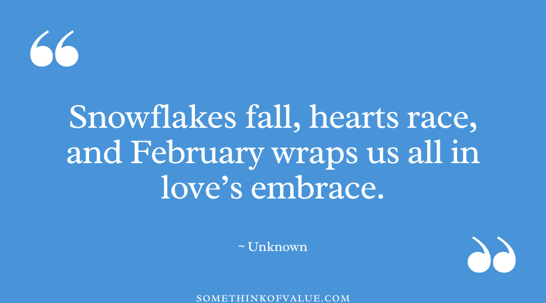 February Quote for Love