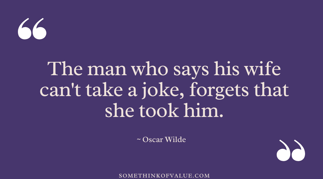 Funny Oscar Wilde Quotes 