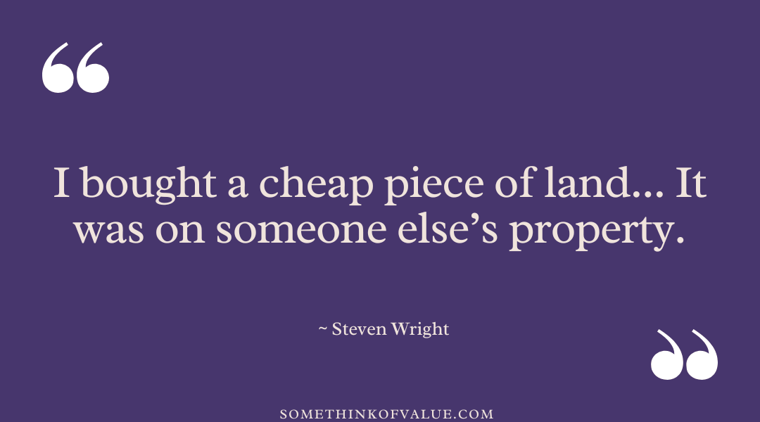 Steven Wright Quote