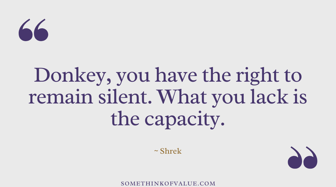 Funny Shrek Quote