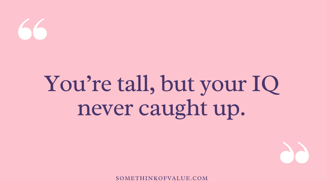 Rude Comebacks for Short People