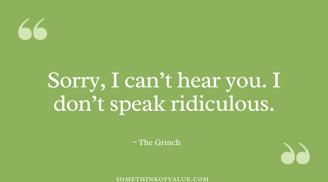 Funny Grinch Quotes